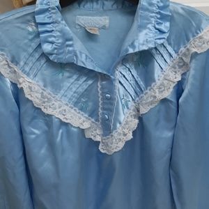 Silk lace night gown